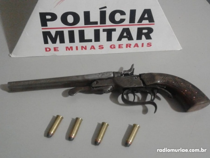 Miradouro: Homem é preso, arma de fogo e menor são apreendidos pela PM