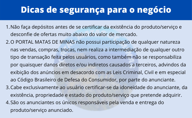Dicas de Segurança