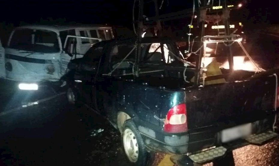 Acidente deixa nove pessoas feridas na BR-116 em Leopoldina