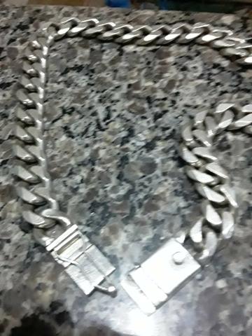 Cordao 300 gramas de prata