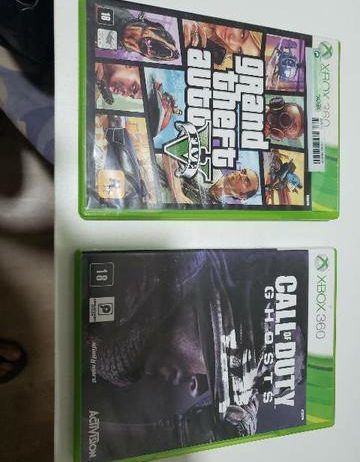 GTA 5 e Call of duty Ghost para Xbox 360 barato