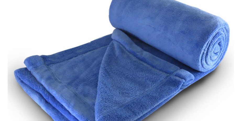 Cobertor manta para cães, anti pulga, carrapato, sarna… Cor Azul