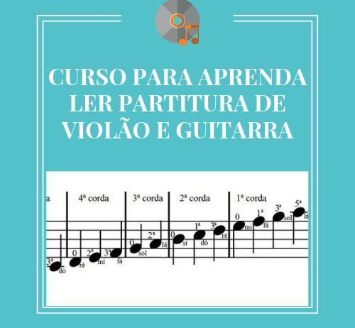 CURSO PARA APRENDA LER PARTITURA DE VIOLÃO E GUITARRA