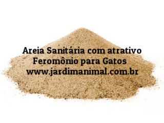 Areia Sanitária com atrativo Feromônio para Gatos