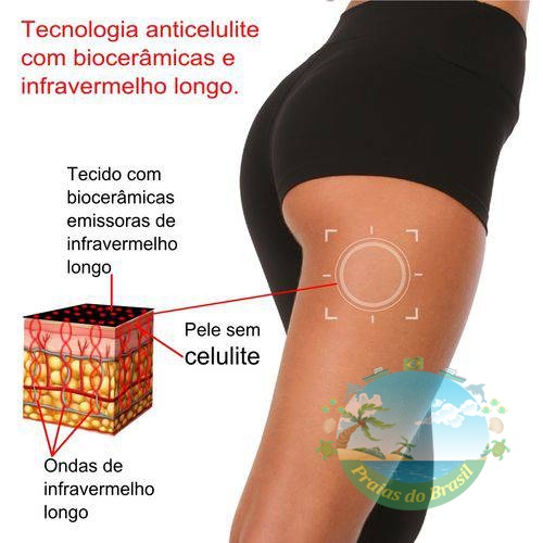 CALÇA FEMININA ANTICELULITE E ANTIESTRIAS
