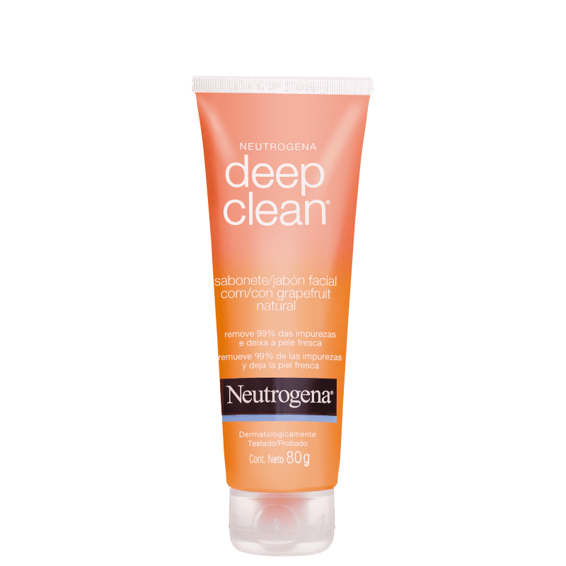 Neutrogena Deep Clean Grapefruit – Sabonete Líquido Facial 80g
