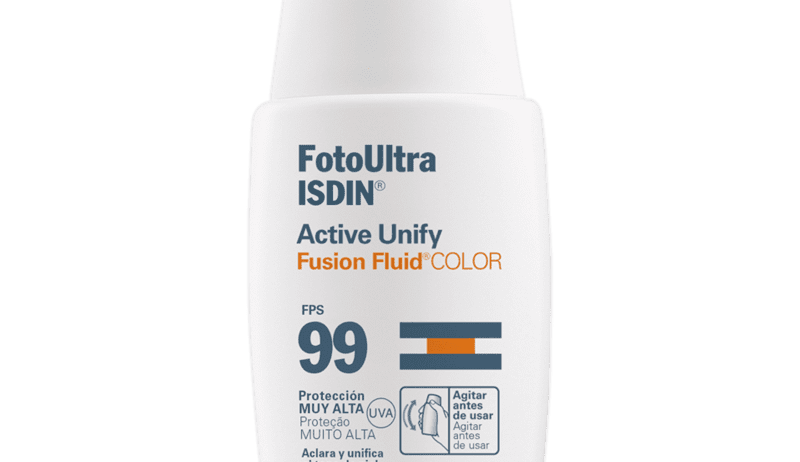 ISDIN Foto Ultra Active Unify Fusion Fluid Color – Loção Clareadora de Manchas 50ml