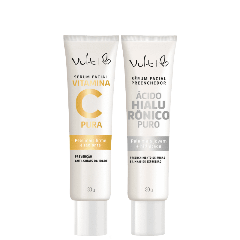 Kit Vult Vitamina C + Ácido Hialurônico (2 Produtos)