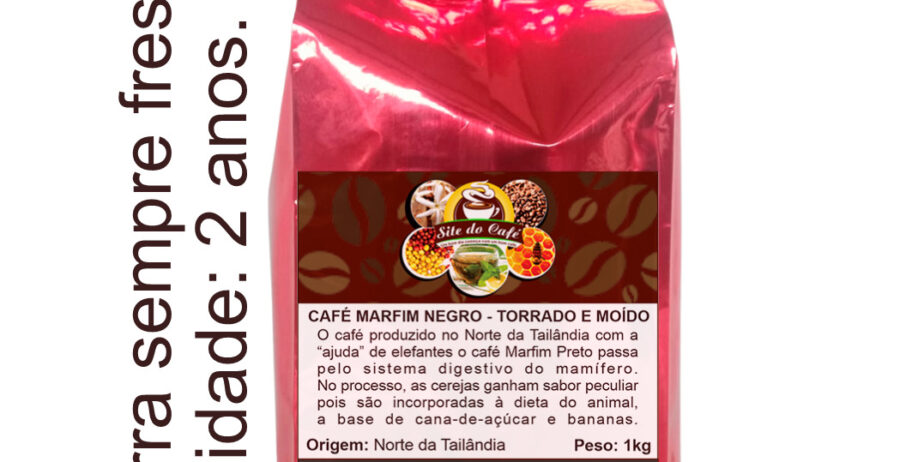 CAFÉ MARFIM NEGRO – TORRADO E MOÍDO