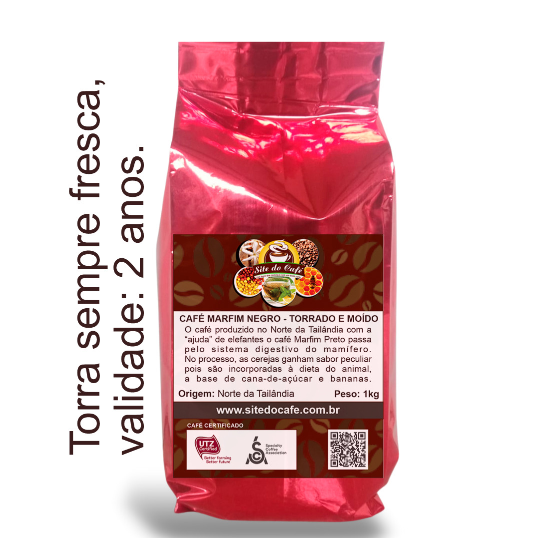 CAFÉ MARFIM NEGRO – TORRADO E MOÍDO