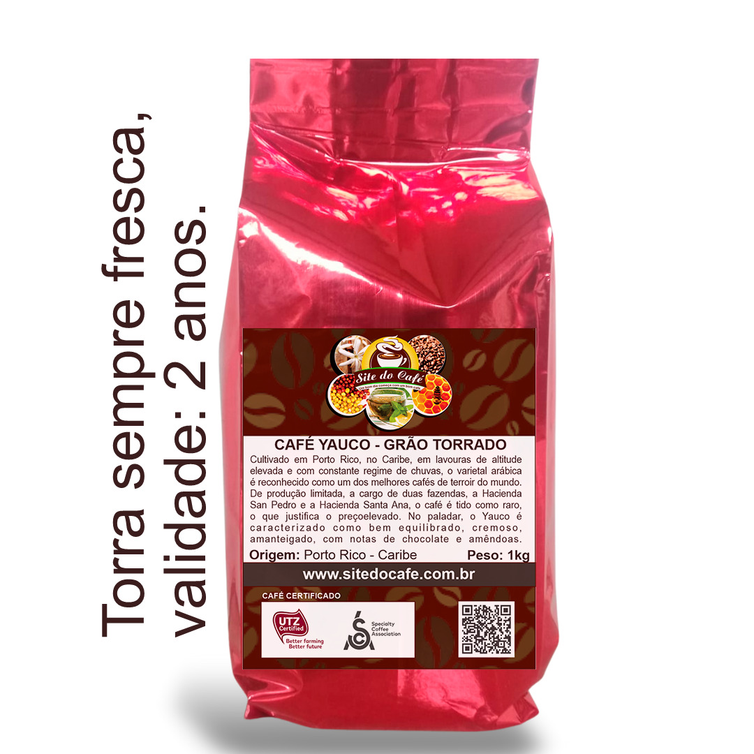 CAFÉ YAUCO – GRÃO TORRADO