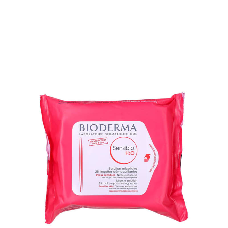Bioderma Sensibio H2O Calmante & Hidratante – Lenço Demaquilante (25 unidades)