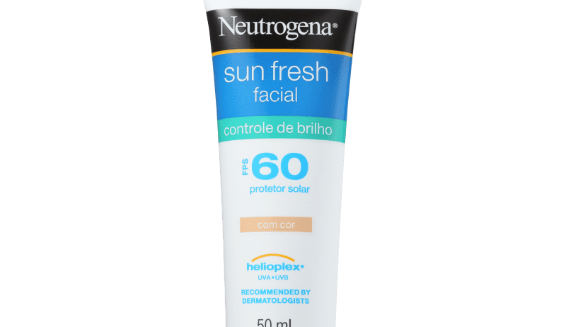 Neutrogena Sun Fresh Controle de Brilho FPS 60 – Protetor Solar com Cor 50ml