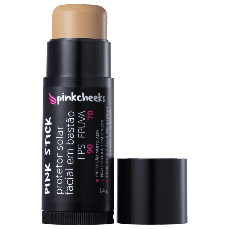 Pink Cheeks Pink Stick 42KM FPS 90 – Protetor Solar com Cor 14g