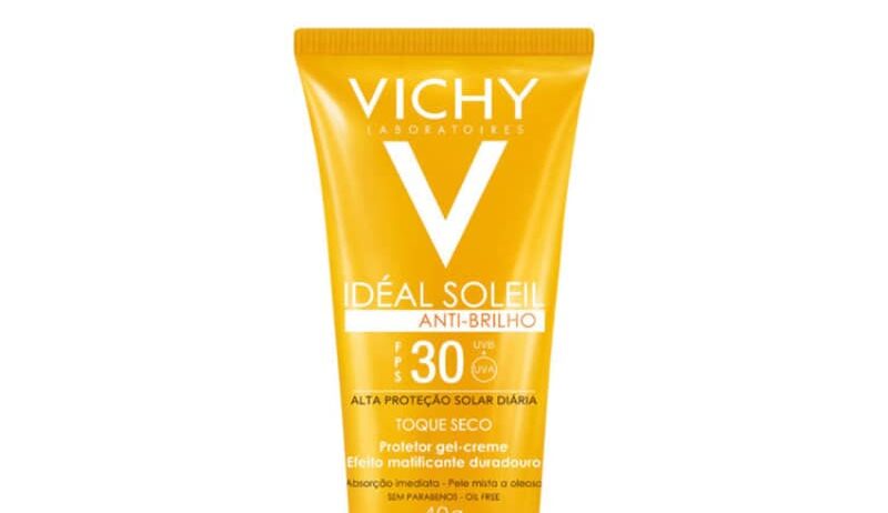 Vichy Idéal Soleil Anti-Brilho FPS30 – Protetor Solar Facial 40g