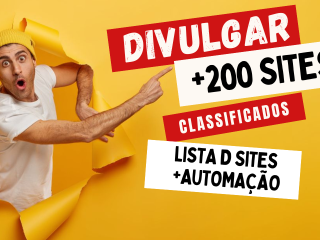 Mais de 200 sites para você divulgar seu produto ou servico online
